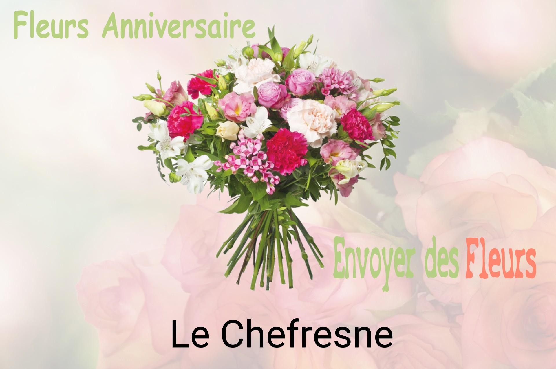 Bouquet de fleurs d’anniversaire livré à Le Chefresne