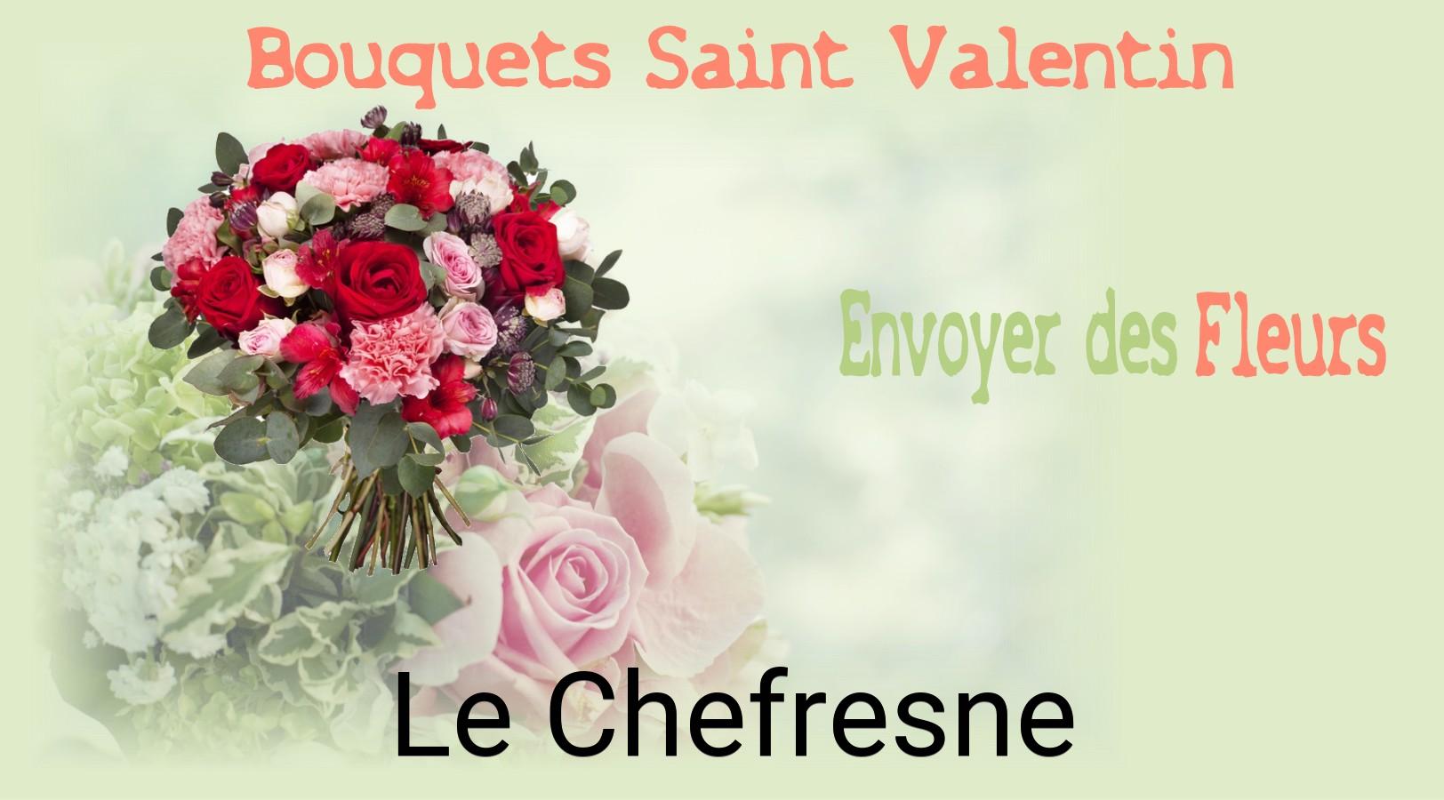Roses de Saint-Valentin livrées à Le Chefresne